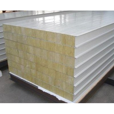 厂家之供彩钢岩棉复合板，防火保温规格可定制