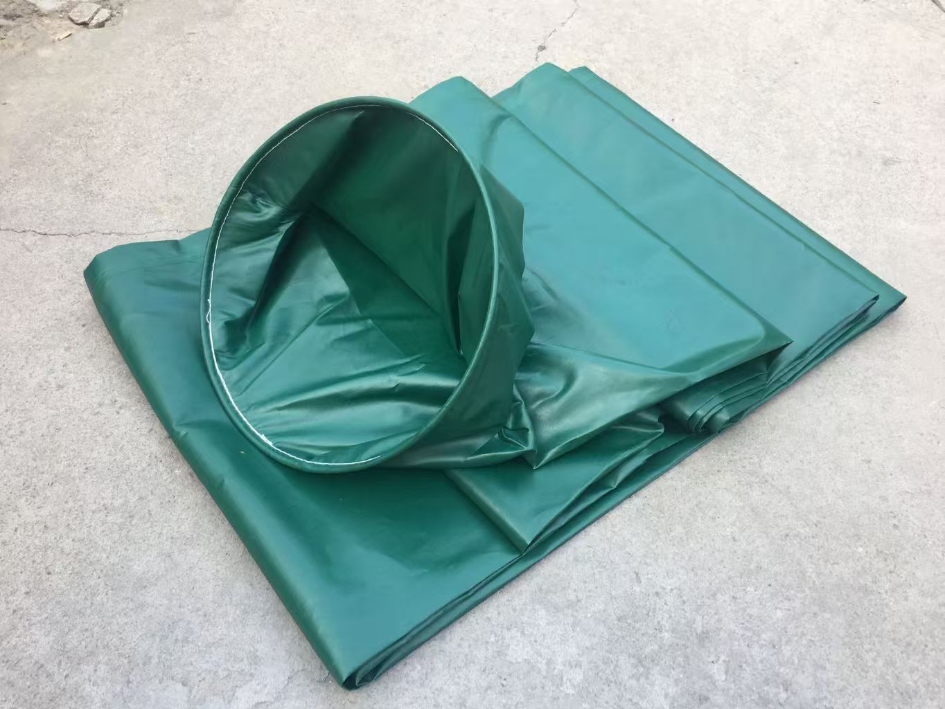 矿用正负压导风筒结构 一送一排要分清 有无骨架是特征