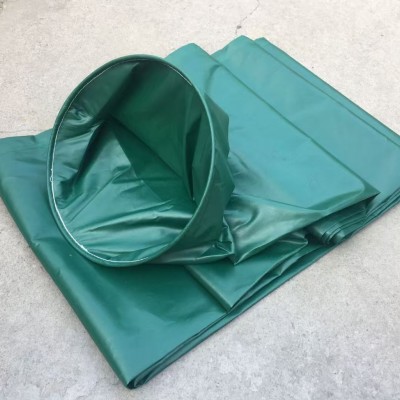 矿用正负压导风筒结构 一送一排要分清 有无骨架是特征