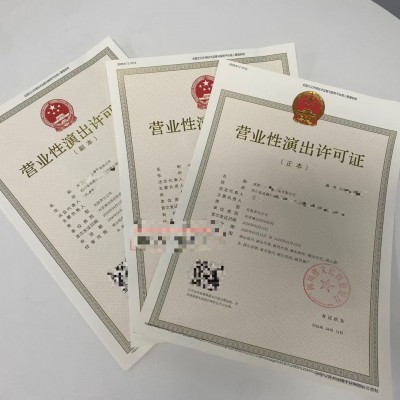 3名持证演出经纪人是硬门槛四川成都市营业性演出许可