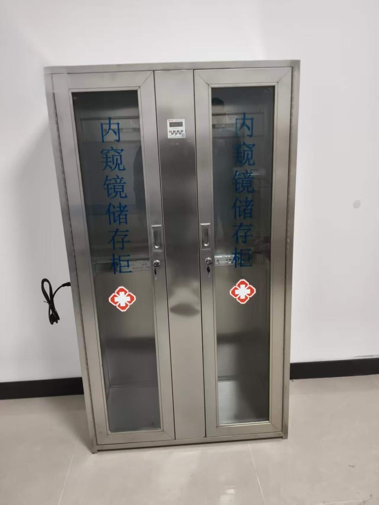 不锈钢双门储存柜 手术室储存柜 可定制