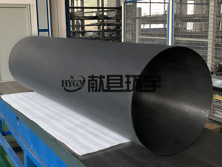 定制大口径碳纤维管材 大型设备空心筒体精密加工 高强抗形变