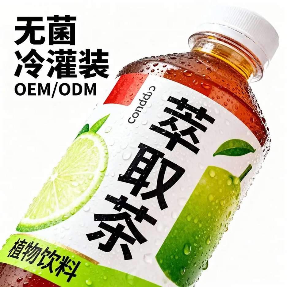 提供无菌冷灌装无糖茶萃取草本植物饮料代加工