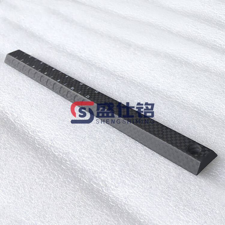 CNC 加工碳纤维异形棒 打孔开槽构件 机械设备配件