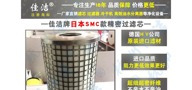 SMC精密滤芯AMD-EL250 AMF-EL250